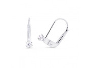 Náušnice z bílého zlata s pravými diamanty DZ8020-55-00-X-2