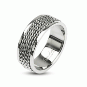 Ocelový prsten pro muže 1589