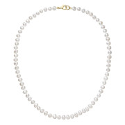 Perlový náhrdelník z říčních perel 922001.1/9260 bílý