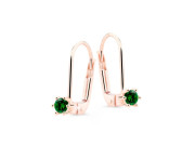 Elegantní zlaté náušnice se zirkony Z8012-55-90-X-4