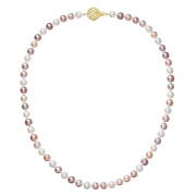 Perlový náhrdelník z říčních perel 922004.3/9264A multi