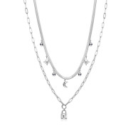 dámský náhrdelník s krystaly BAH47
