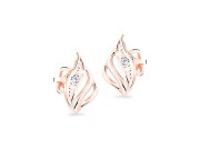 Zlaté náušnice s brilianty DZ8024-30-00-X-L4