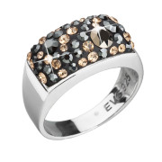 Prsten stříbro s krystaly 35014.4 colorado