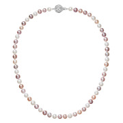 Perlový náhrdelník z říčních perel 822004.3/9264B multi