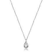 Náhrdelník z chirurgické oceli s kamínkem Brosway Symphonia BYM197