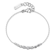 Stříbrný náramek se zirkony Brosway Fancy Infinite White FIW151