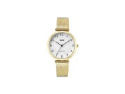 Zlaté dámské náramkové hodinky Q&Q Q13A-002PY