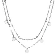 Elegantní stříbrný náhrdelník 62007