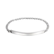 Ocelový náramek s destičkou GBSS325