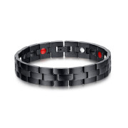 Náramek z chirurgické oceli s magnety 012