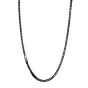 Černý ocelový náhrdelník Brosway INK BIK08X