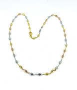 Pozlacený náhrdelník stříbrný 3104750020