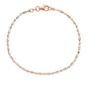 Jemný stříbrný pozlacený náramek 3052720005