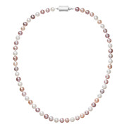 Perlový náhrdelník z říčních perel 822004.3/9267B multi