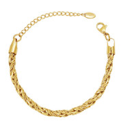 Zlatý náhrdelník z chirurgické oceli WJHN266