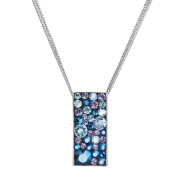 Moderní náhrdelník s kamínky Swarovski 32074.3 blue style