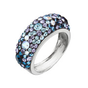 Prsten stříbro se Swarovski elements 35031.3 blue style