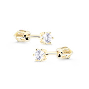 Zlaté diamantové náušnice DZ8012-30-00-X-1
