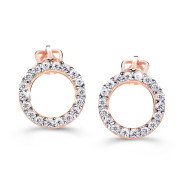 Diamantové náušnice z růžového zlata DZ60240-30-00-X-4-1