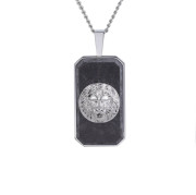 Stylový náhrdelník z chirurgické oceli lev PSS1178