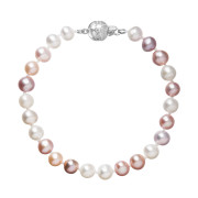 Perlový náramek z říčních perel 823004.3/9266B multi