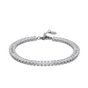 Dámský náramek se zirkony chirurgická ocel MBSS223