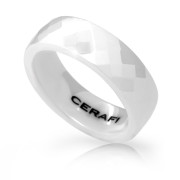 Dámský prsten z keramiky Cerafi 101