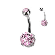 Titanový piercing do pupíku SETIN60ST-Pink