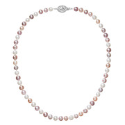 Perlový náhrdelník z říčních perel 822004.3/9265B multi