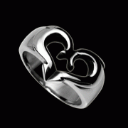 Ocelový prsten 030