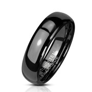 Elegantní černý prsten SERTU01-6