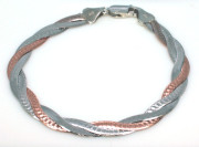 Dámský náramek na paži stříbrný 304983