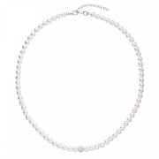 Perlový náhrdelník ze syntetických perel 32063.1 bílá