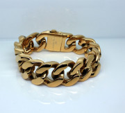 Zlatý pánský náramek WJHB02GD