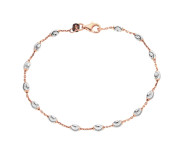 Pozlacený stříbrný náramek 306966