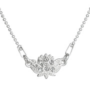 Elegantní stříbrný náhrdelník s kamínky Swarovski 32056.1