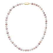 Perlový náhrdelník z říčních perel 922004.3/9267A multi