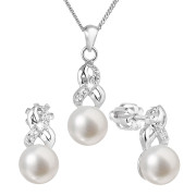 Souprava stříbrných perlových šperků 29044.1
