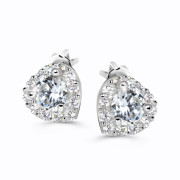 Náušnice z bílého zlata s brilianty DZ60231-30-00-X-2