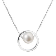 perlový stříbrný náhrdelník 22025.1
