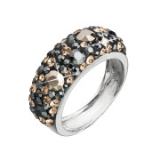 Stříbrný prsten s kamínky Swarovski 35031.4