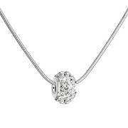 Stříbrný náhrdelník s krystaly 32081.1