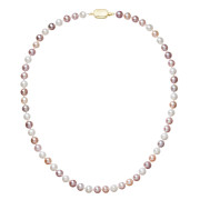 Perlový náhrdelník z říčních perel 922004.3/9269A multi