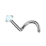 Piercing nosu titan s opálem SET23NO9