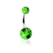 Piercing do pupíku 012-GREEN