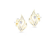 Zlaté náušnice na šroubek Z8024-30-10-X-L1