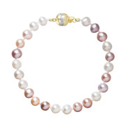 Perlový náramek z říčních perel 923004.3/9266A multi