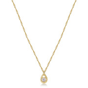 Dámský pozlacený náhrdelník Brosway Ribbon BBN30