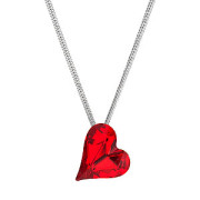 Stříbrný náhrdelník srdce 72071.3 lt.siam